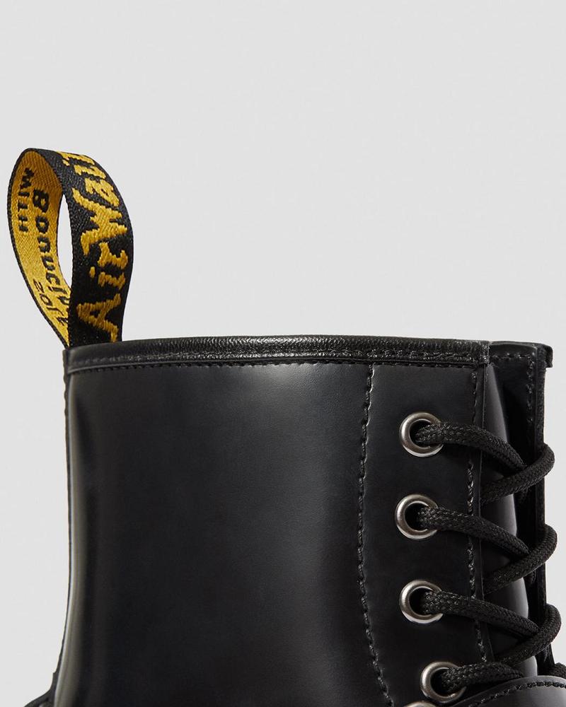 Dr Martens 1460 Harness Læder Snørestøvler Dame Sort | DK 165RVD